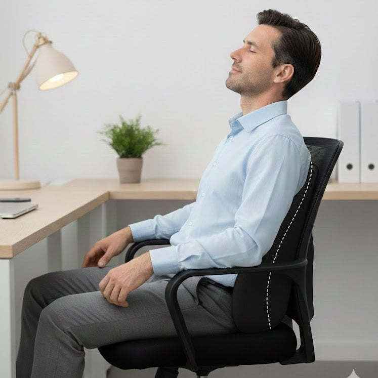 כרית תמיכה אורטופדית לגב  למשרד ולרכב